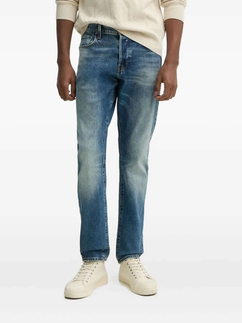 

Обычные джинсы с эффектом потертости G-Star RAW, синий