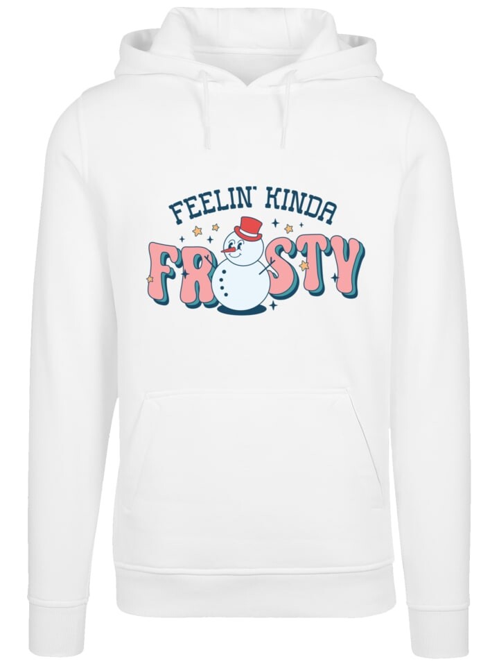 

Пуловер F4NT4STIC Hoodie Feelin Kinda Frosty Snowman, белый