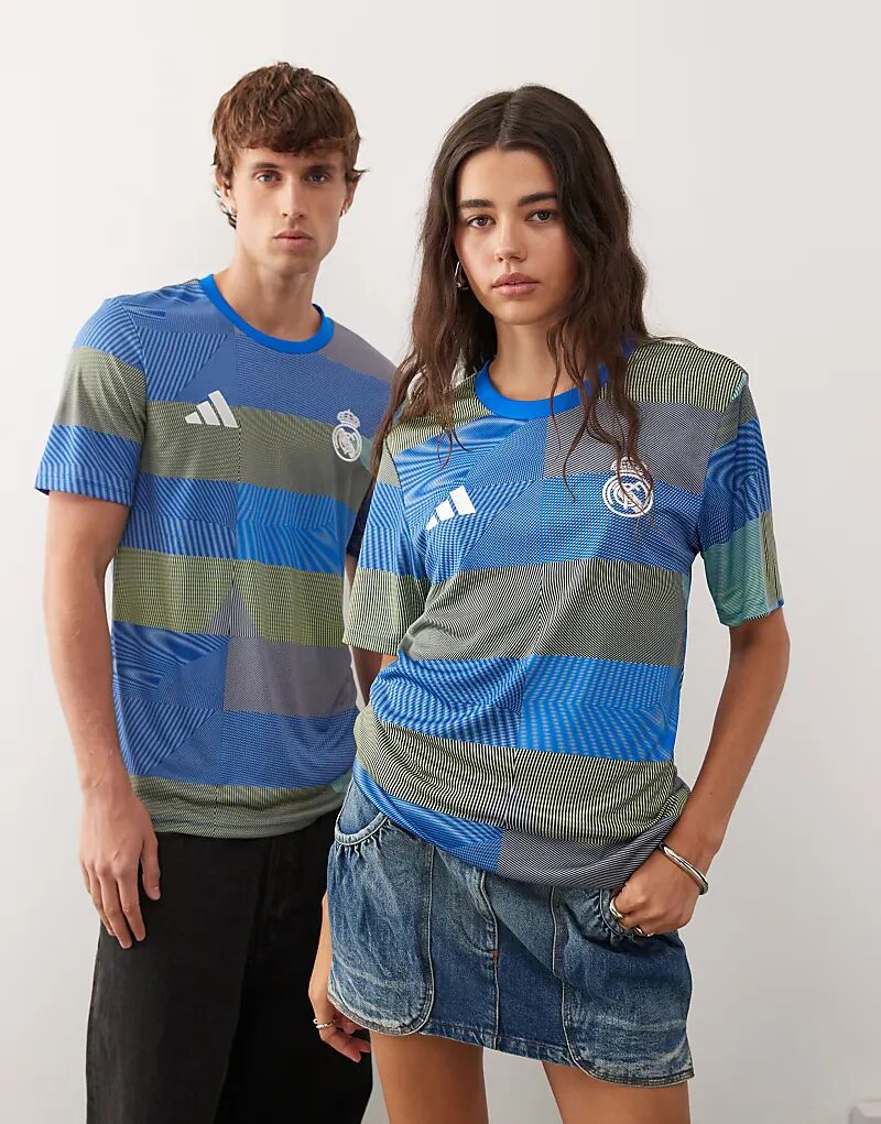 

Предматчевая футболка adidas Football Real Madrid 25/26 черного цвета Adidas Performance