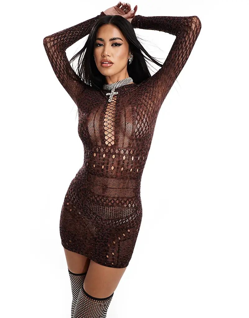 

Платье Janelle с анималистичным принтом - МУЛЬТИ Ann Summers