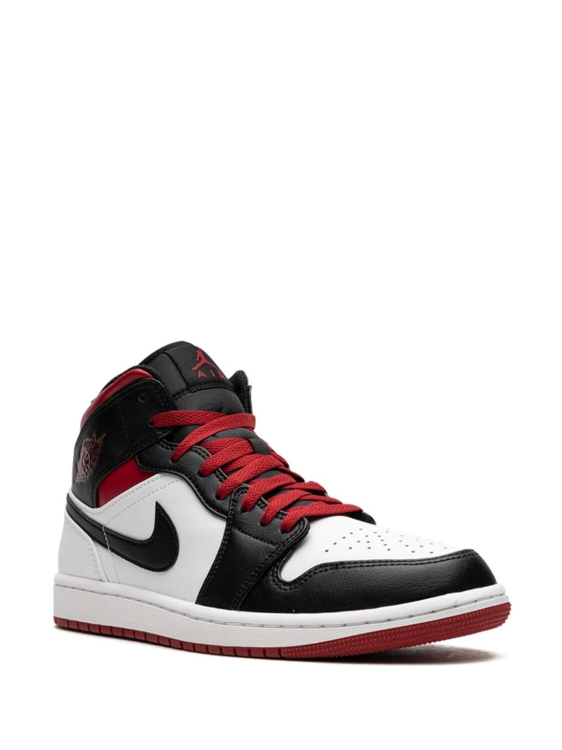 Jordan кроссовки Air Jordan 1 Mid 'Gym Red/Black Toe', белый — фото 2