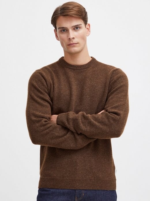 

Свитер с круглым вырезом cfkarl Casual Friday, коричневый