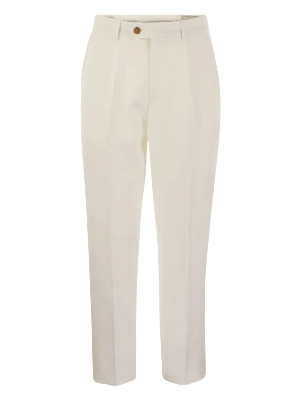 

Брюки с пуговицами Brunello Cucinelli, кремовый