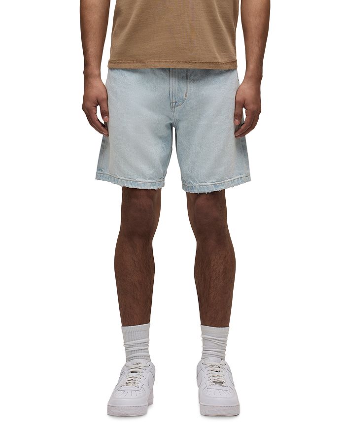 

Классические джинсовые шорты Clint Relaxed Fit длиной 8.25" Hudson, синий