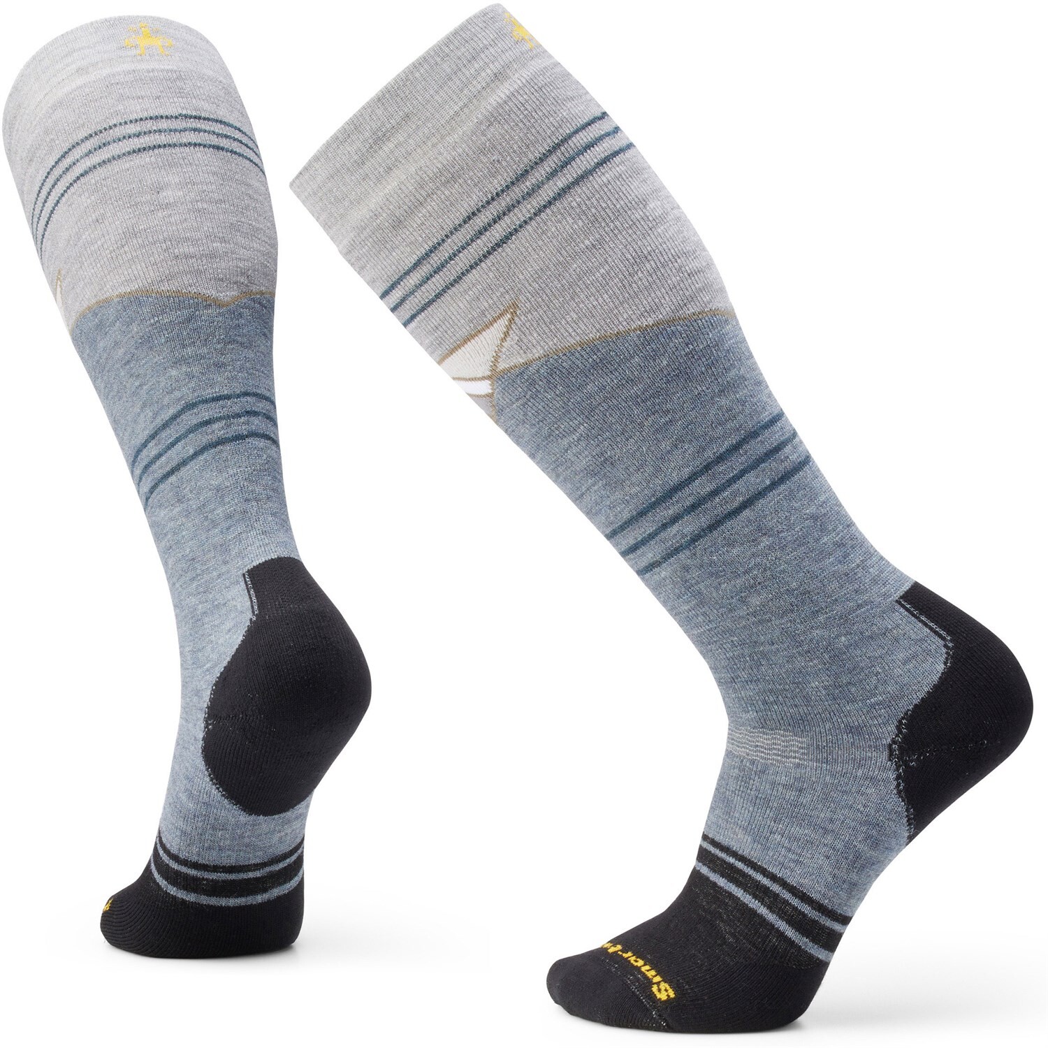 

Носки Smartwool Snowboard Full Cushion Mountain Geo OTC, цвет Pewter Blue