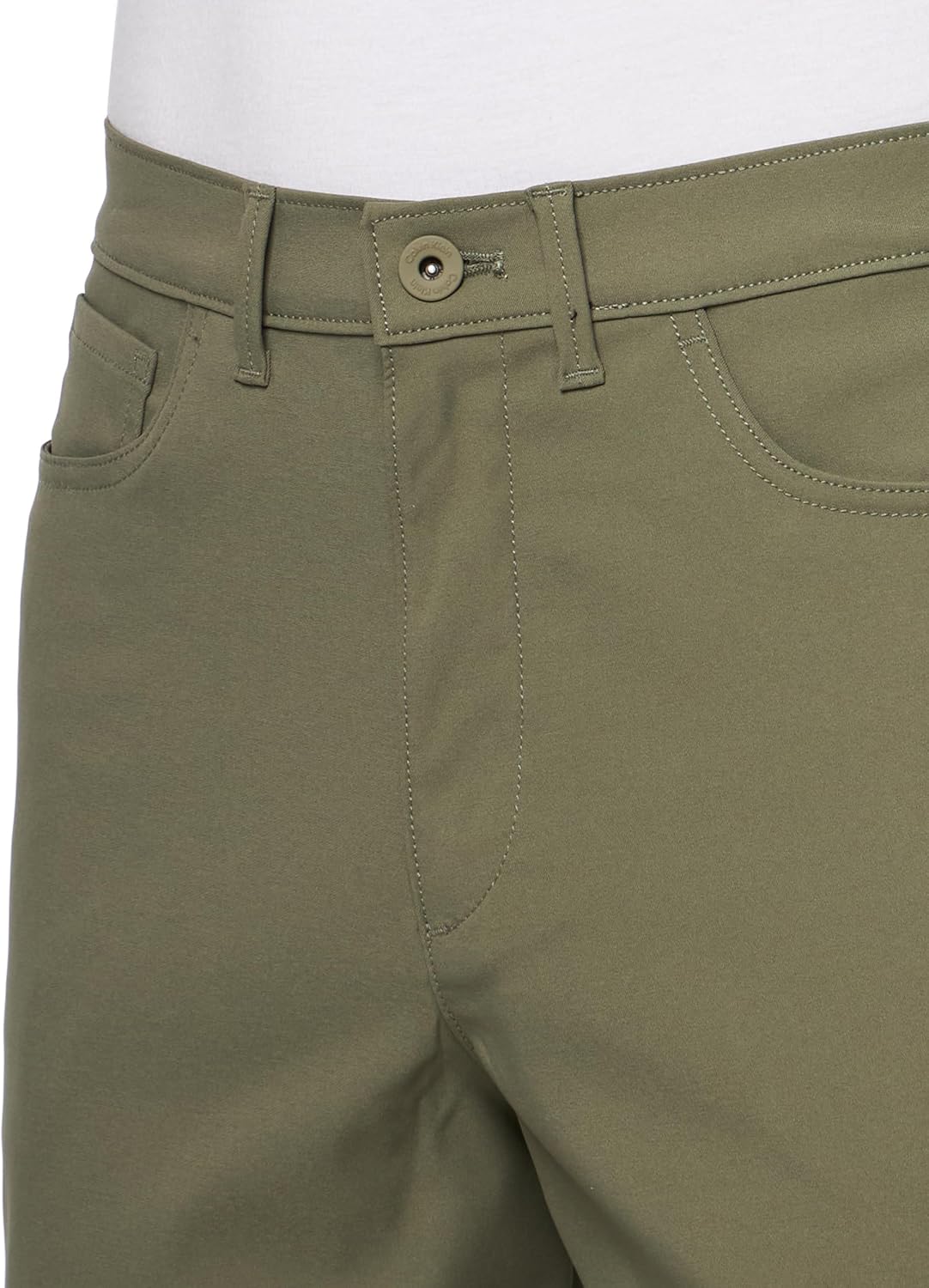 Мужские классические шорты Calvin Klein с пятью карманами, Dusty Olive — фото 3
