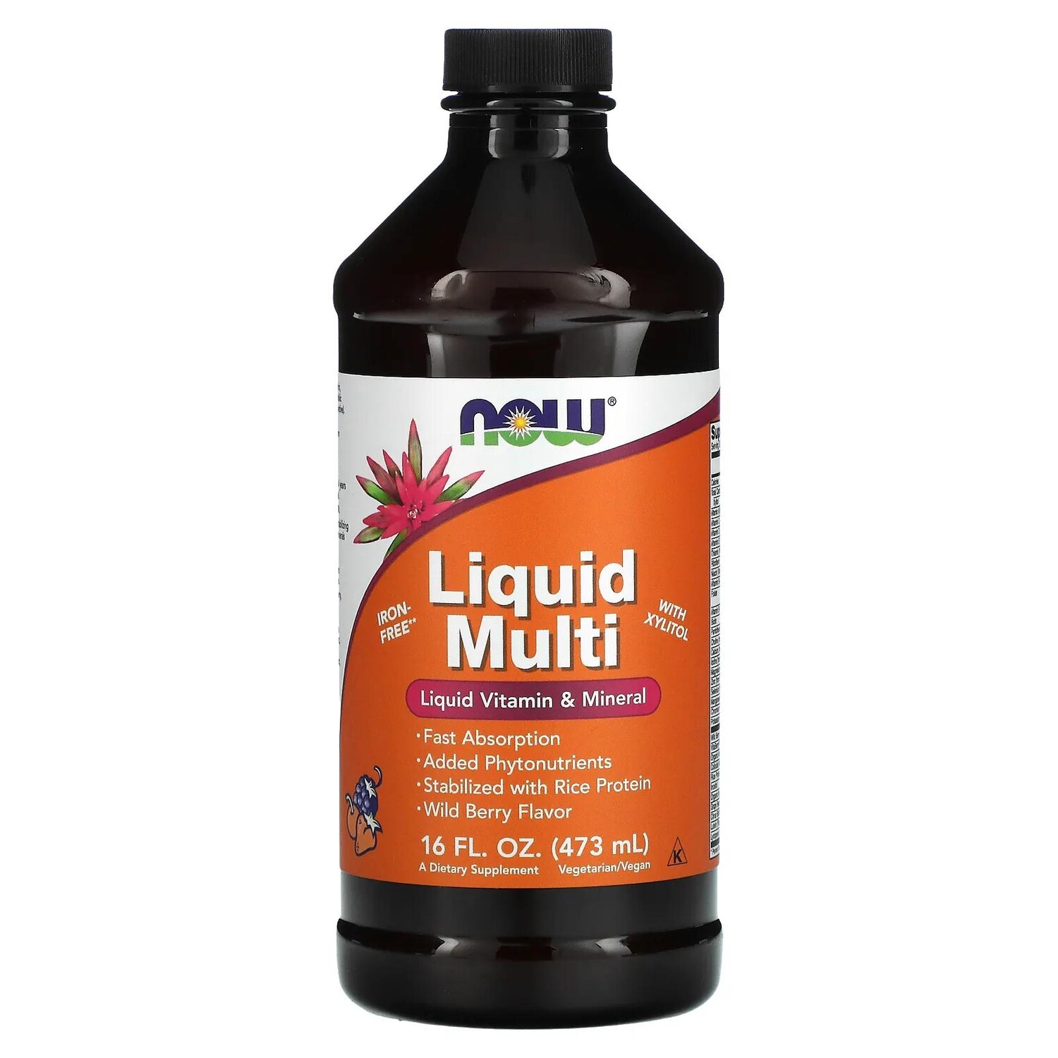 

Now Foods Добавка Liquid Multi со вкусом диких ягод 16 жидких унций (473 мл)