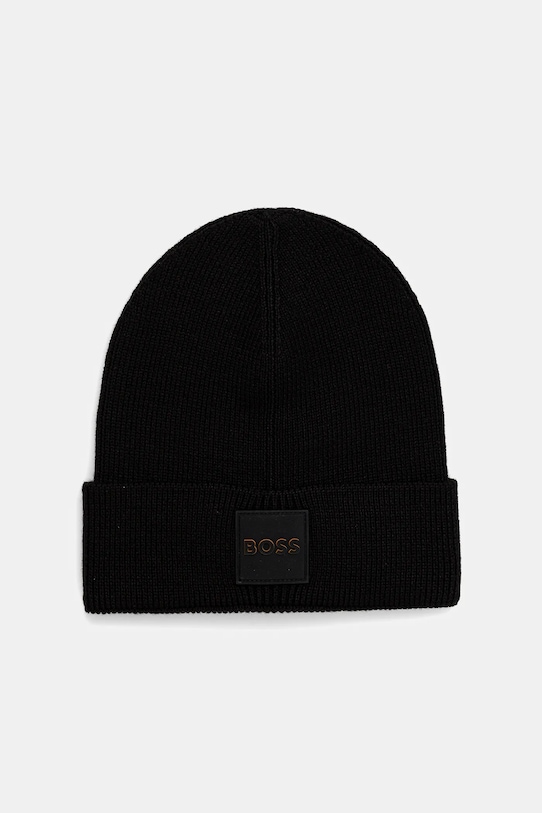 

Шапка с шерстью Boss Orange, черный