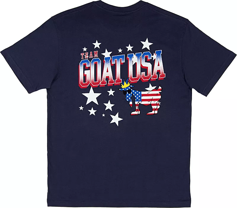 

Футболка для взрослых GOAT USA, темно-синий