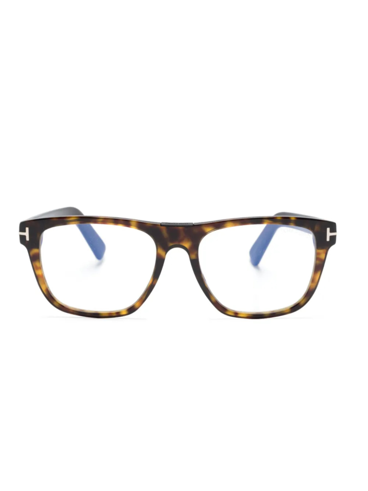

TOM FORD Eyewear очки в квадратной оправе черепаховой расцветки, коричневый