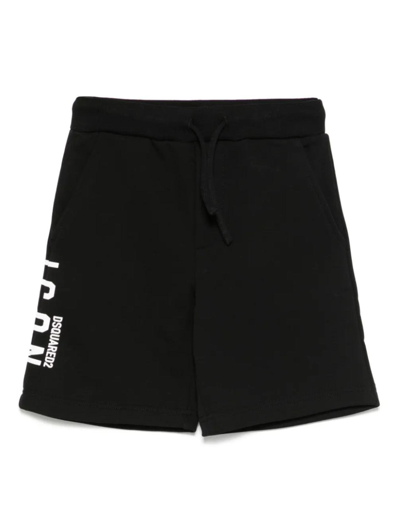 

DSQUARED2 KIDS спортивные шорты с логотипом Icon, черный