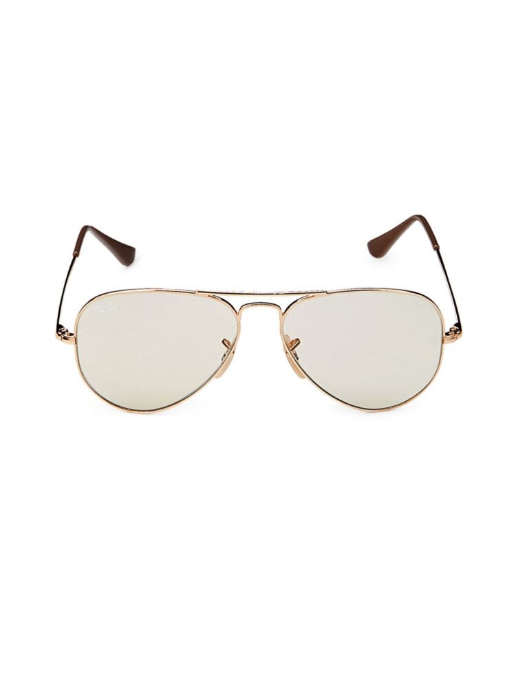 

Солнцезащитные очки-авиаторы 55MM Ray-Ban, коричневый