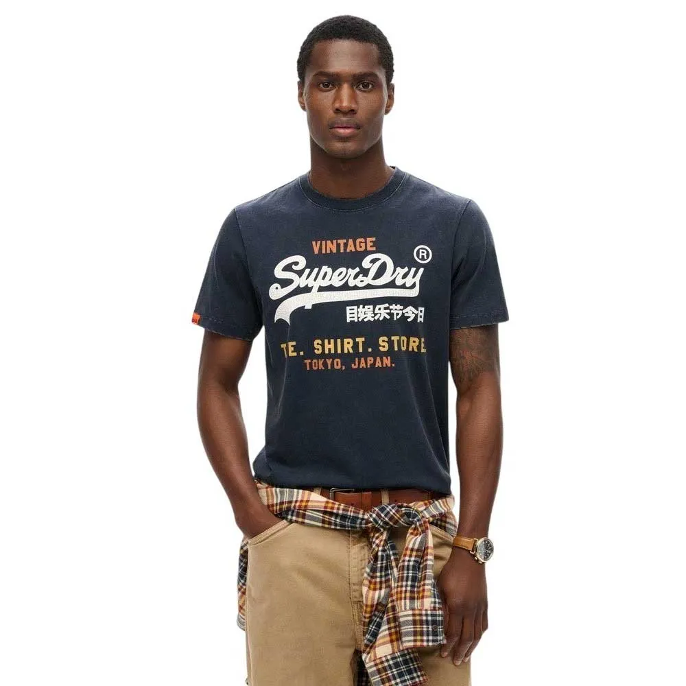 

Футболка с коротким рукавом Superdry Vl Cali Relaxed, синий