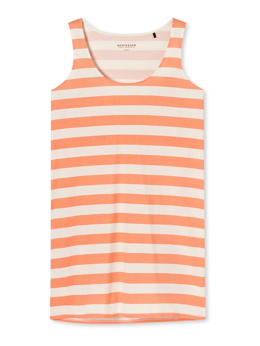 

Ночная рубашка SCHIESSER Nightgown Just Stripes, цвет peach/white