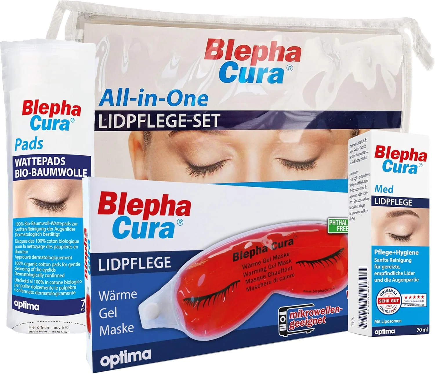 Набор для ухода за веками «All‑in‑One Eye Care Set» от BlephaCura ‎Blephacura