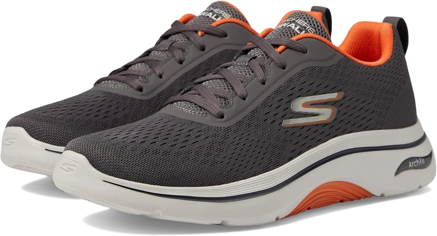 Мужские кроссовки Skechers Go Walk Arch Fit 2.0, серый — фото 2