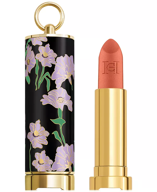 Матовая помада Fabulous Kiss Blur с колпачком для губ Purple Dream Carolina Herrera, 740- nude cashmere