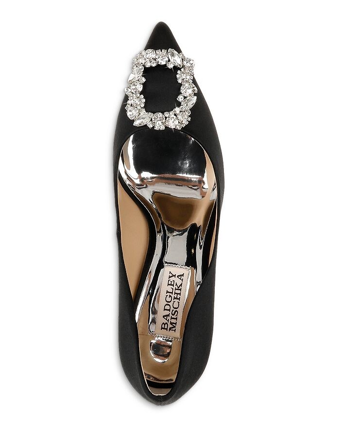 Женские туфли-лодочки Cher Crystal с пряжкой Badgley Mischka — фото 4
