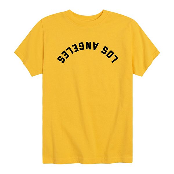 

Футболка с принтом Los Angeles upside down для мальчиков 8-20 Licensed Character, Yellow