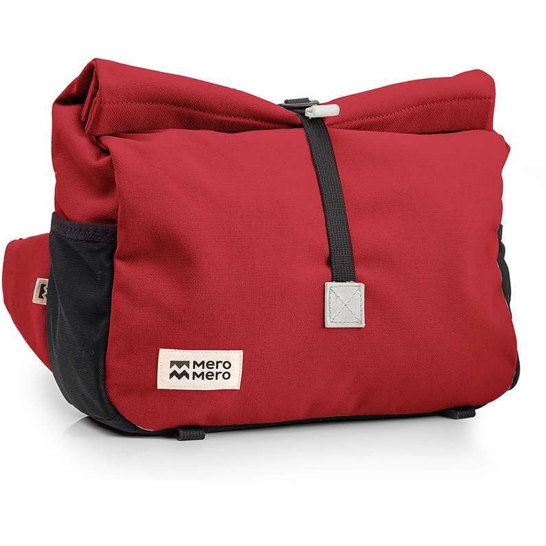 

Поясная сумка Piha Meromero, aubergine-cream leather