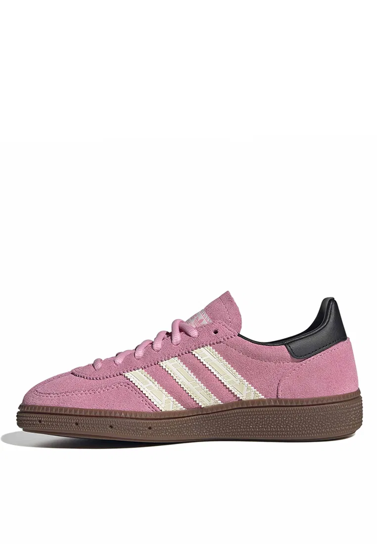 Кроссовки детские, Handball Spezial, Adidas, черный/светло-розовый — фото 4