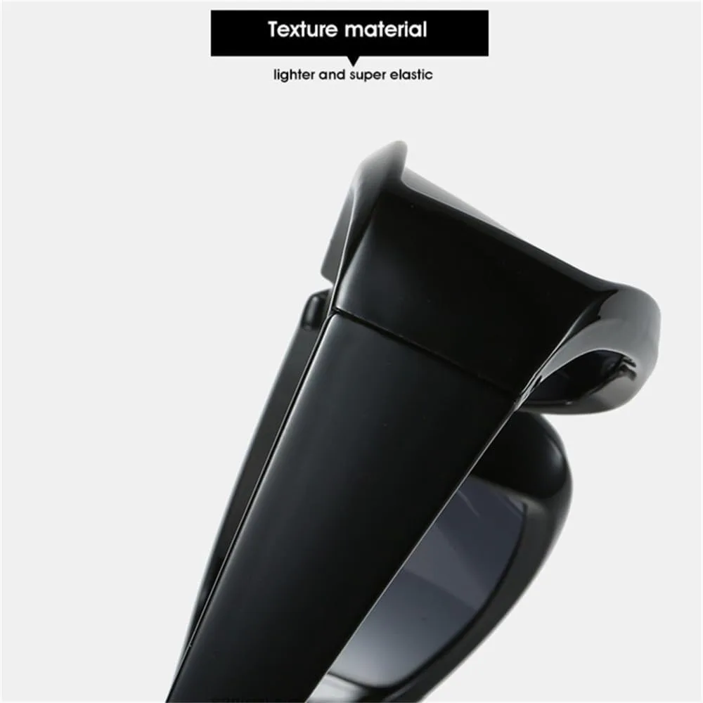 

Ретро-панк солнцезащитные очки для женщин с зеркальными линзами и защитой от УФ-излучения UV400; очки для мужчин для активного отдыха и вождения HDUBFY, White Grey B