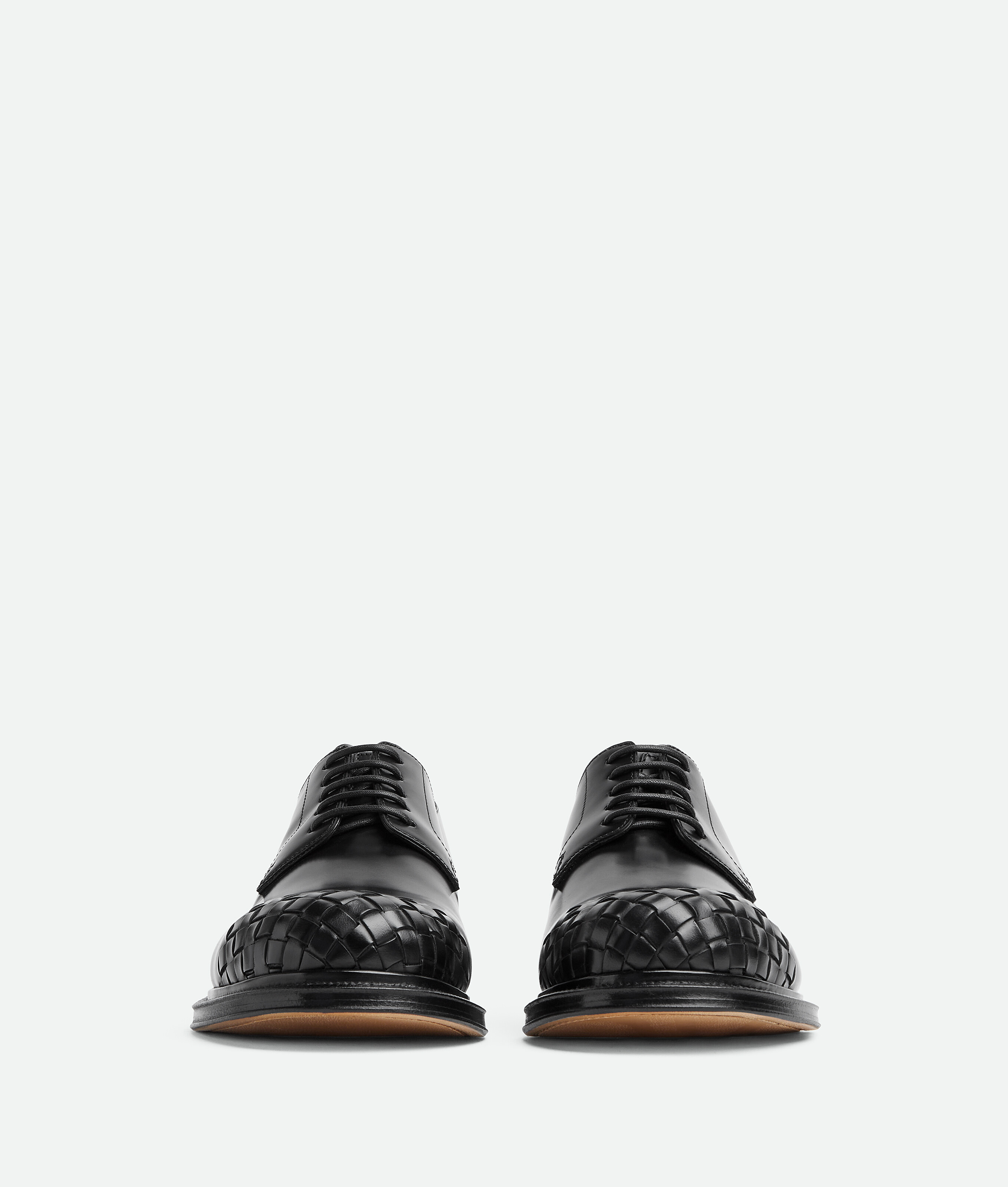James lace-up shoe BOTTEGA VENETA, черный — фото 3