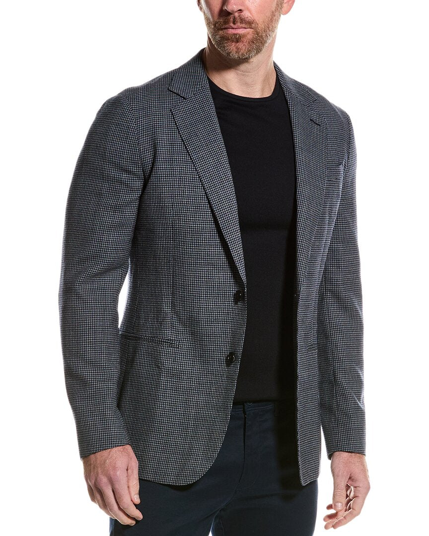 

Шерстяной блейзер Reiss Leadenhall, синий