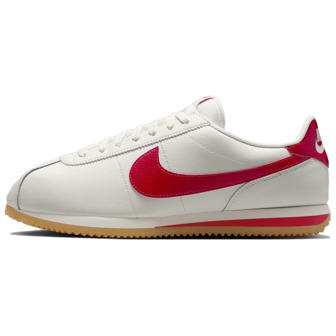 

Nike Кроссовки Cortez Leather Sail Gum Yellow University Red