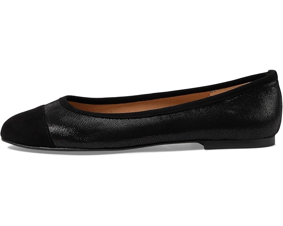 Туфли на плоской подошве French Sole Tiffany, цвет Black Mamba Suede — фото 4