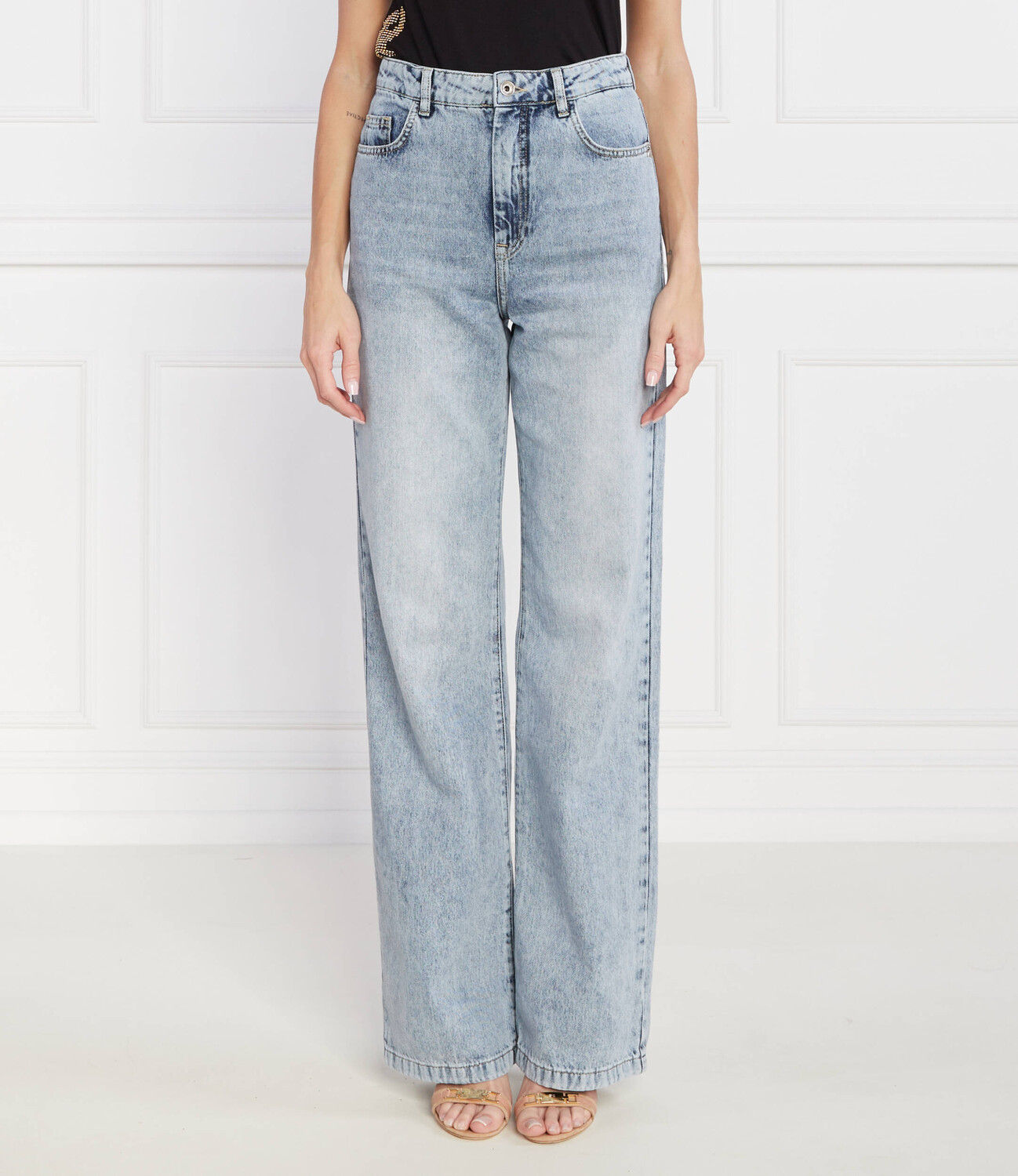 

Джинсы Patrizia Pepe Relaxed fit, небесно-голубой