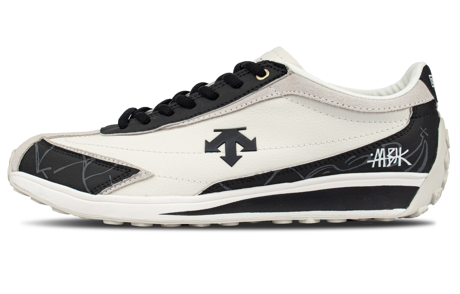 

Кроссовки Cron Racer низкие повседневные устойчивые к истиранию унисекс DESCENTE, экрю