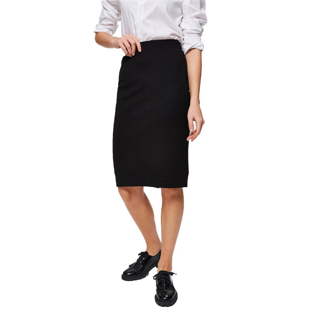 

Юбка Selected Shelly Mid Waist Pencil, черный