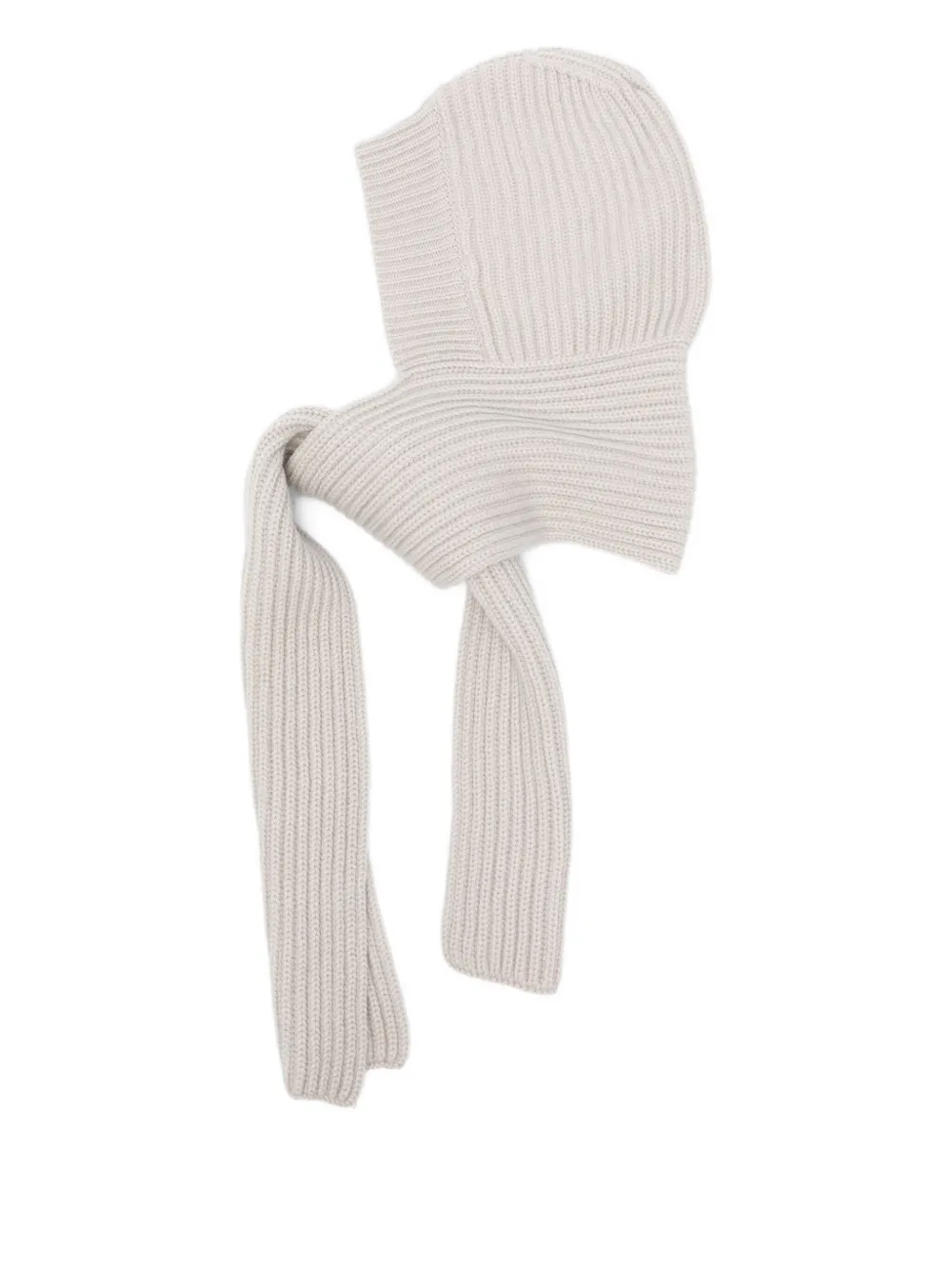 

Шарф в рубчик с капюшоном Liska, бежевый