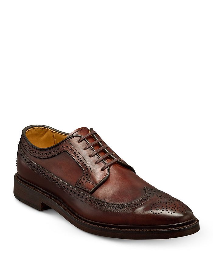 

Allen Edmonds Мужские классические туфли Mason Long Wing Derby Allen Edmonds Reserve, коричневый/бежевый
