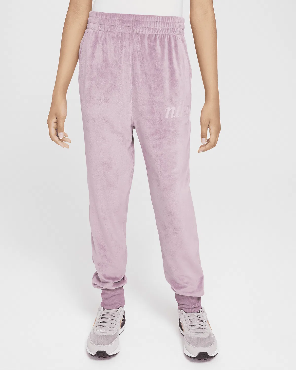 Джоггеры Nike Sportswear для девочек, Plum Dust/Platinum Violet