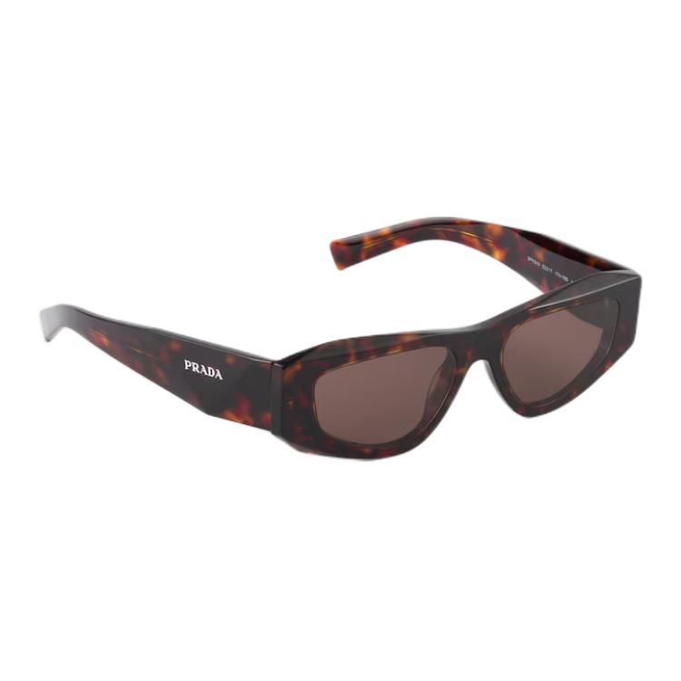 Солнцезащитные очки Geometric с тонированными линзами PRADA, tortoiseshell — фото 3