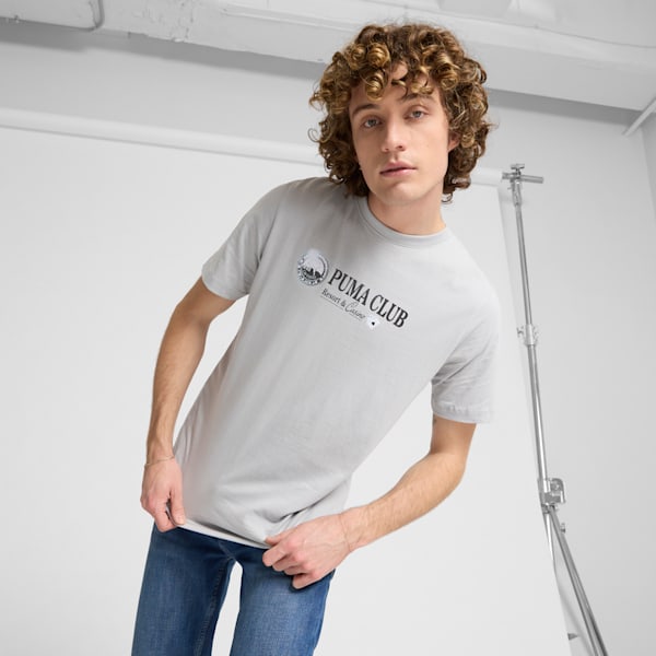 

Мужская графическая футболка Las Vegas Casino Puma, серый