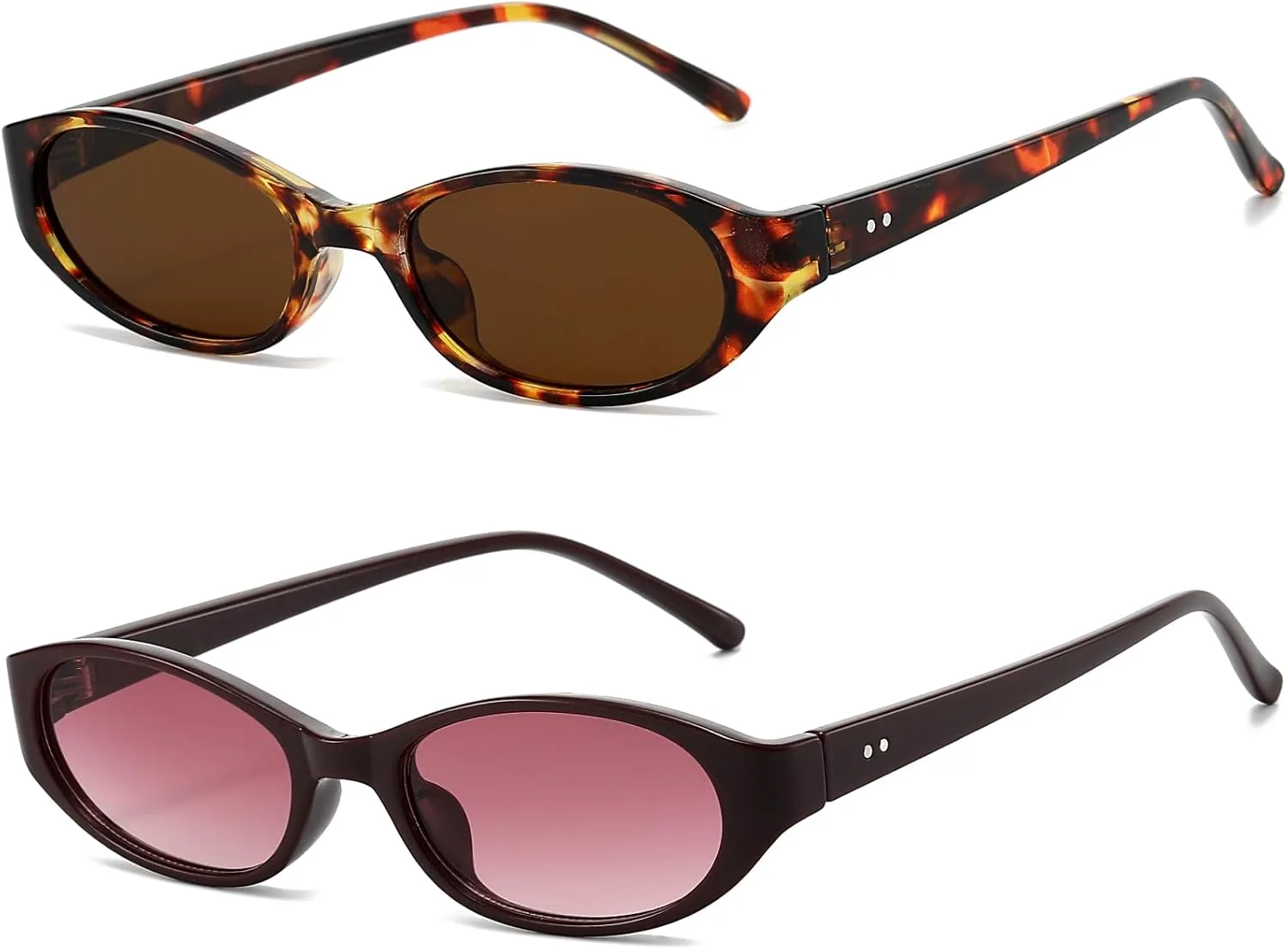 

Ретро-солнцезащитные очки овальной формы для женщин, легкие, узкие, в стиле «кошачий глаз», модные очки 90-х и 2000-х BRMHDY, A14 Tortoise/Brown+burgundy/Red Gradient