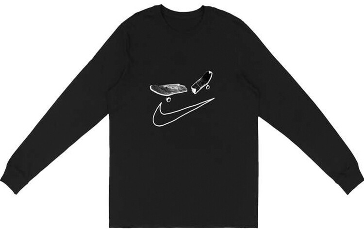 

Футболка Nike X унисекс черная Travis Scott, черный