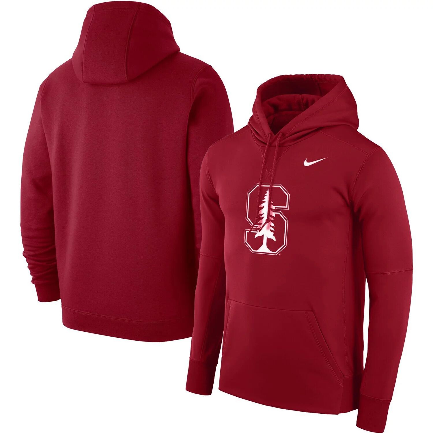 

Мужской пуловер с капюшоном и логотипом Cardinal Stanford Cardinal Club Nike