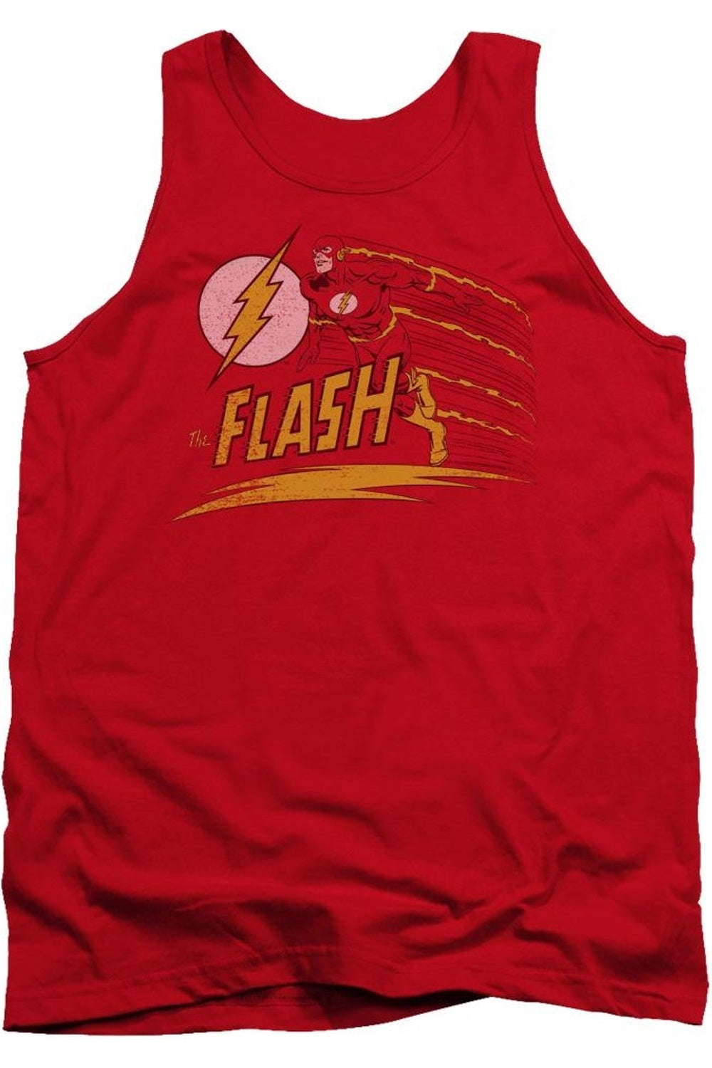 

Майка для взрослых DC Comics Flash Like Lightning Gildan, красный