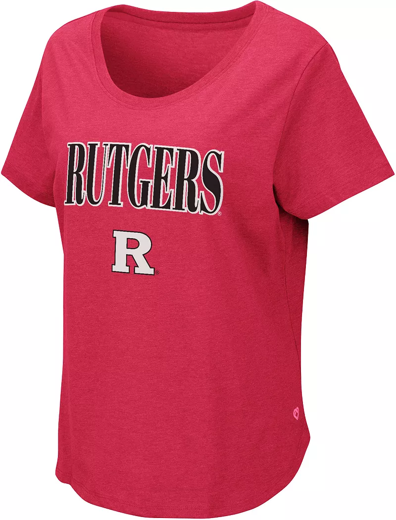 

Женская красная футболка Colosseum Rutgers Scarlet Knights