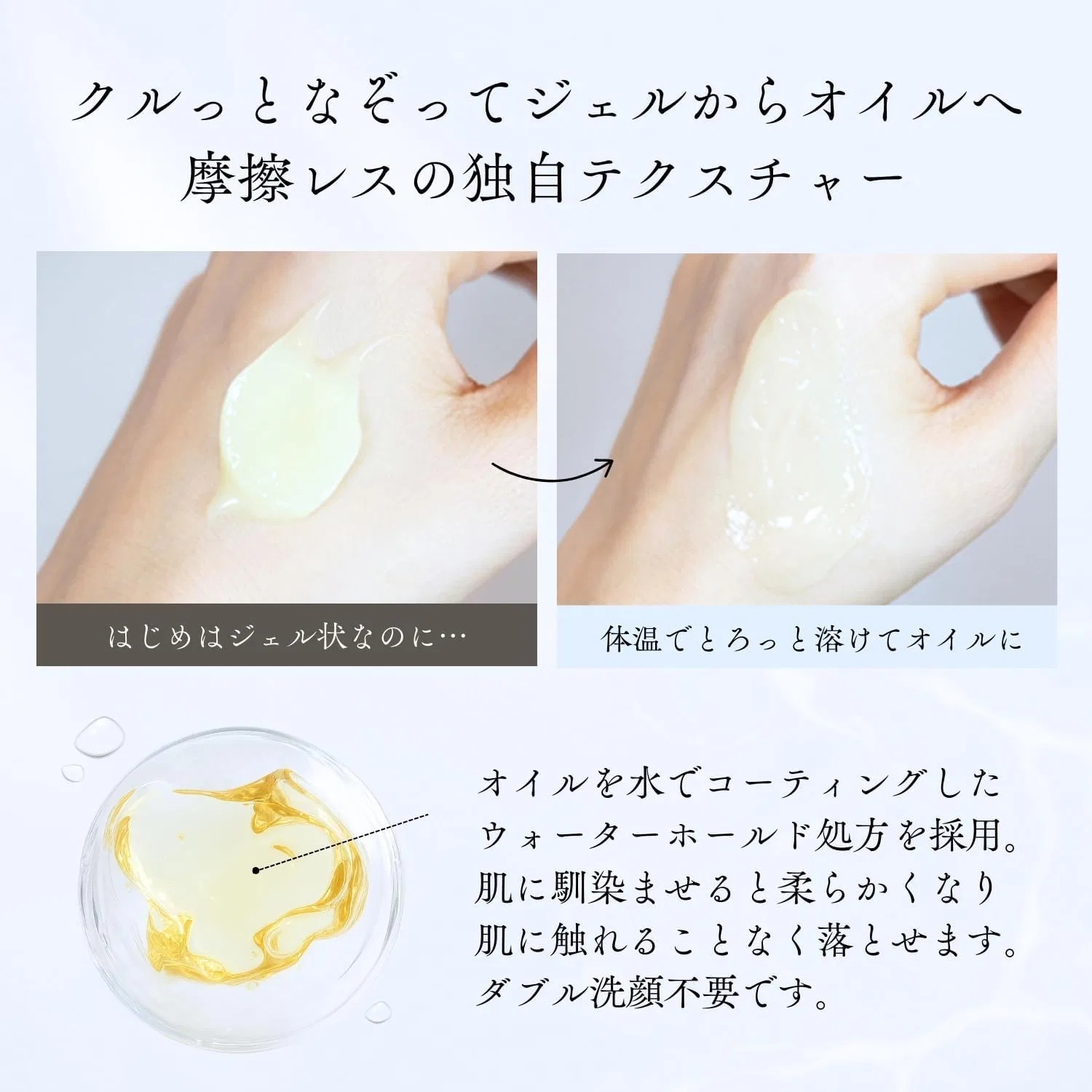 Средство для снятия макияжа Doctor Re9 — Очищающее масло-гель Dr. Timeless Water Oil Cleansing, 180 г — фото 4