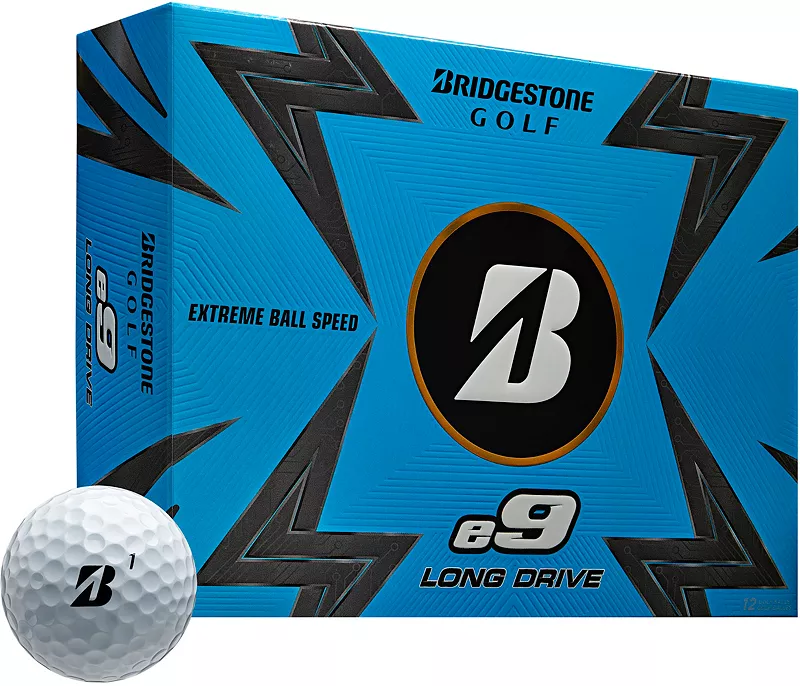 

Мячи для гольфа Bridgestone 2023 e9 Long Drive, белый