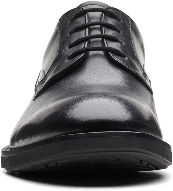 Мужские кожаные оксфорды Clarks Un Hugh Lace, черный — фото 3
