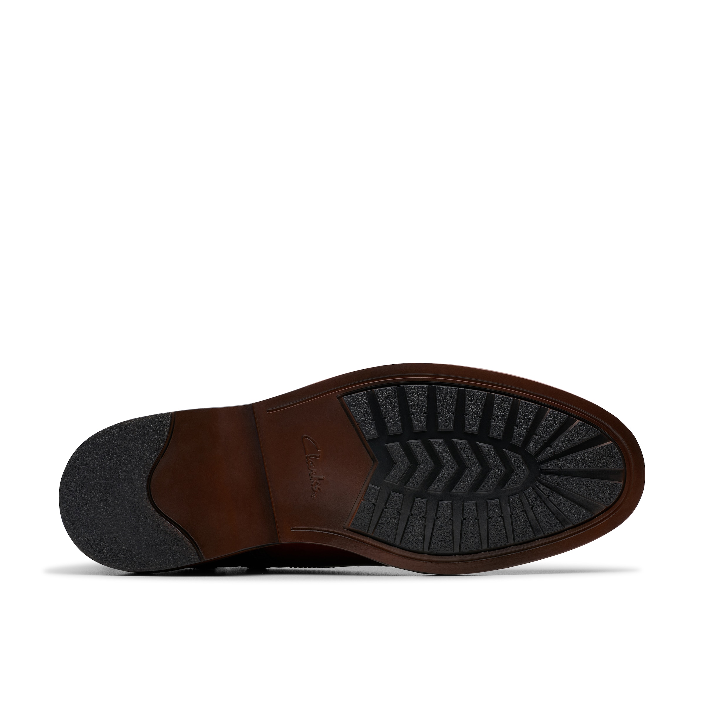 CLARKS Ботинки на шнуровке 'Aldwin Cap' в коричневом цвете — фото 2