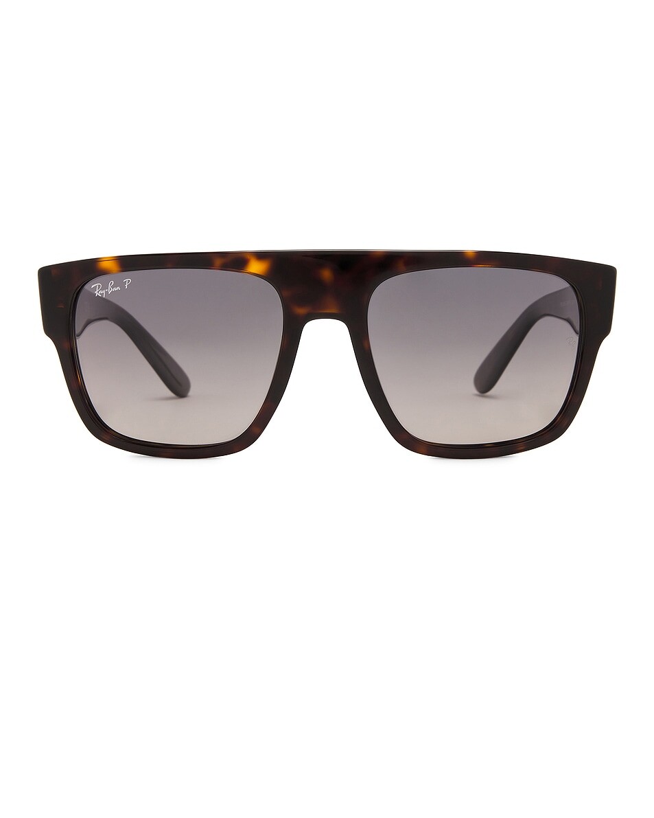 

Квадратные солнцезащитные очки Drifter Ray-Ban, черный