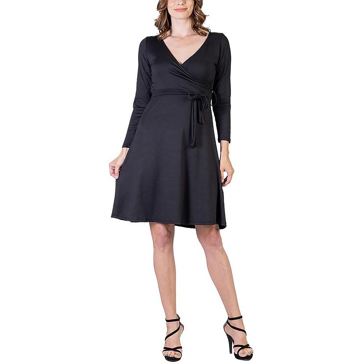 

Женское мини-платье из полиэстера 24seven Comfort Apparel, черный