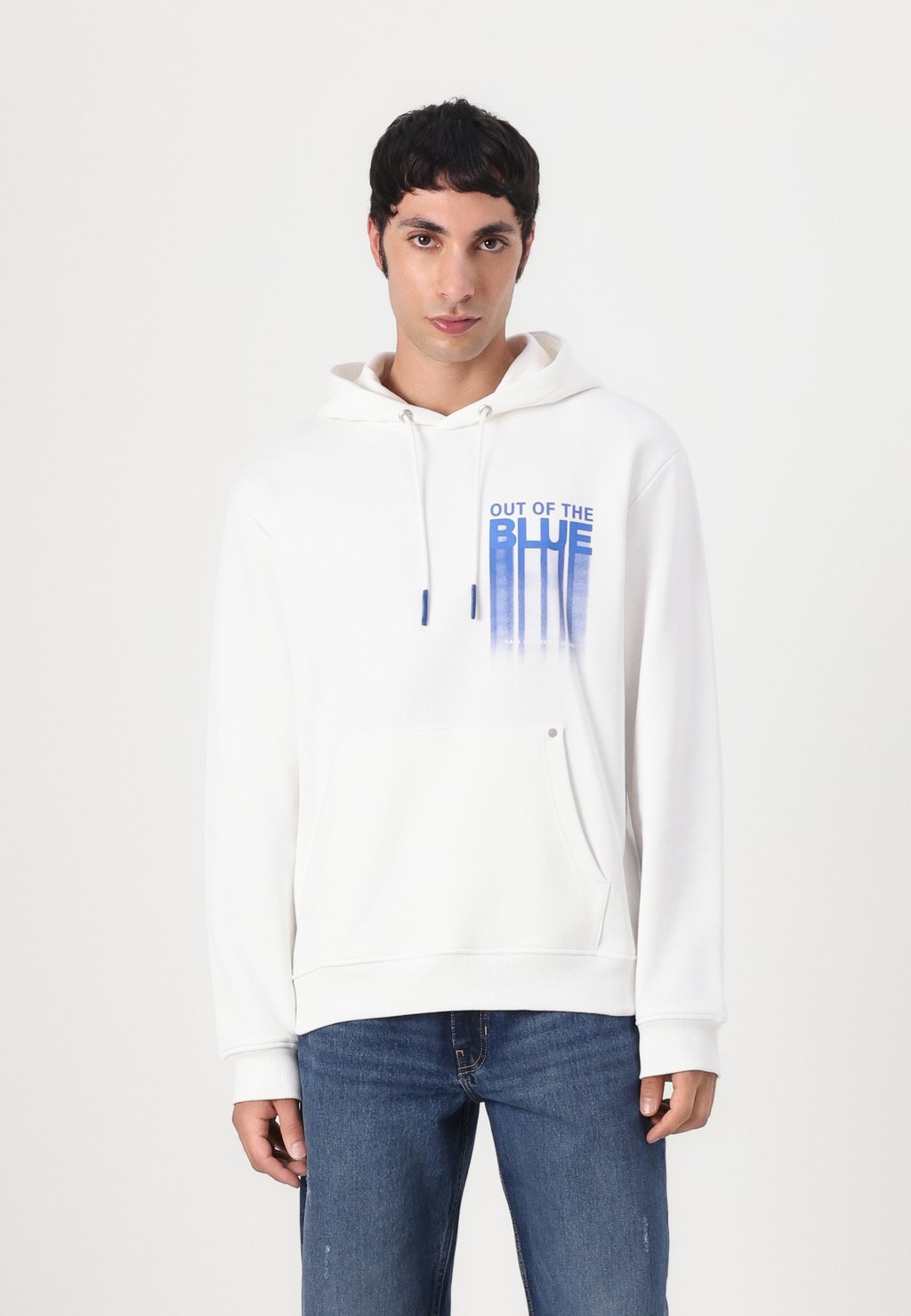 

Толстовка с капюшоном OUT OF BLUE HOODIE Karl Lagerfeld Jeans, белый